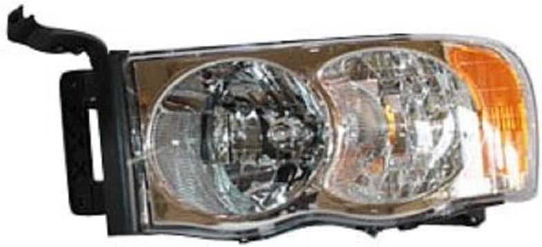 TYC Left Headlight Assembly Compatible with 2002-2004 Dodge Ram Pickup
