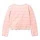 Mud Kingdom Baby Mädchen Strickjacke Shrug Öse Langarm Spitze Rosa 18-24 Monate