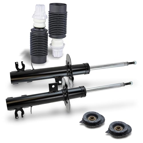 Amortisseurs à gaz avant FIAT 500 éliminent vibrations avec kit coupelles et butées