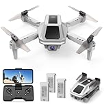 Holy Stone Mini Drone with Camera 1080P HD - RC Quadcopter for Kids Adults Beginner, 3 Modular Batteries, Easy to Fly, Voice Control, 3D Flips, Remote Control Toys Gifts