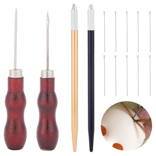 Herramienta de costura para implante de cabello preciso y estilismo 5