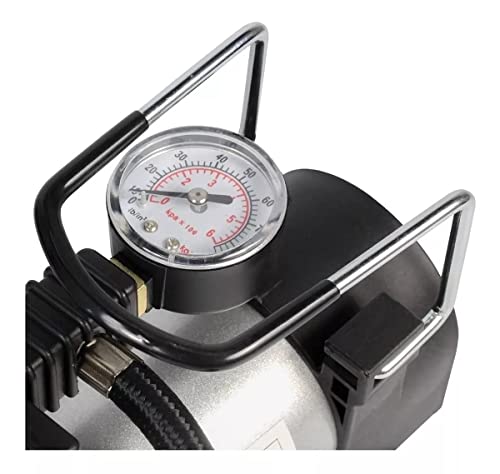 Compressor De Ar 12v 120 Psi 3 Bicos Automotivo Adaptadores Pneu de Carro Moto Bicicleta Bola Infláv