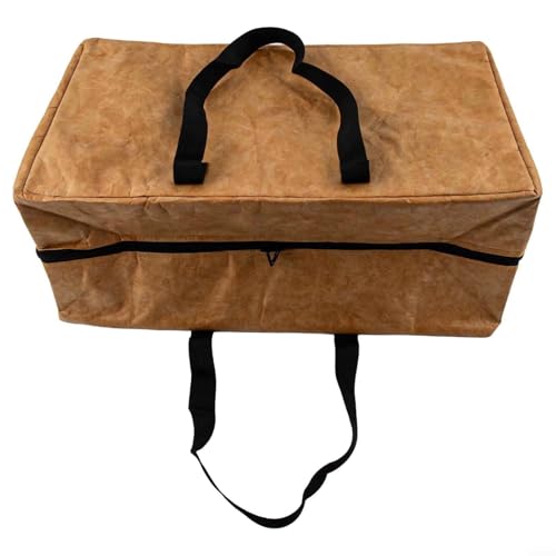 Reusable Insulated BBQ Meat Cooler Bag 46x21x25.4cm Brown