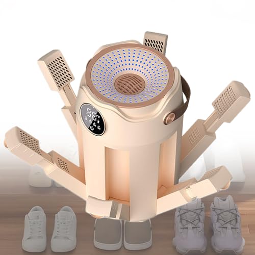 Secador de Calzado Multifuncional Plegable con Diseño de Clavijas