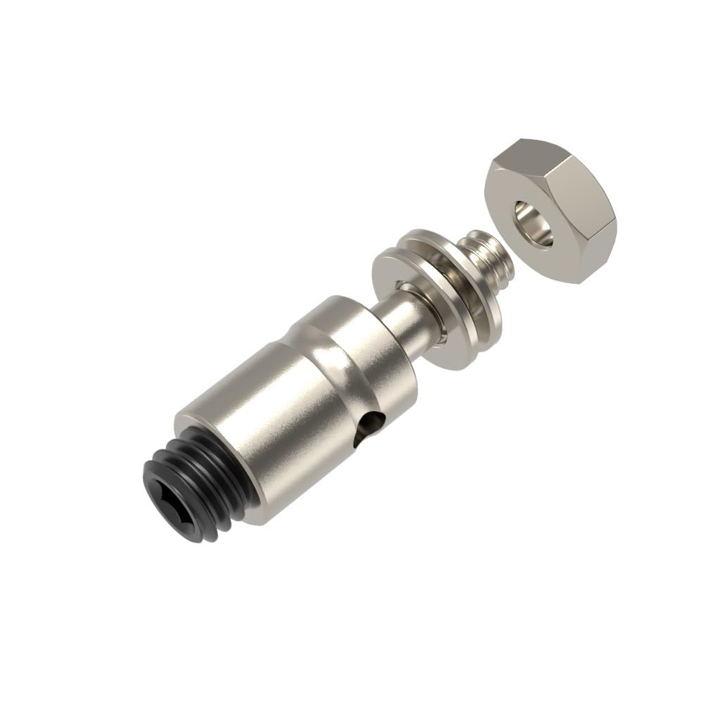 Conector y tope varilla regulable 1,3~3,1mm avión helicóptero barco RC | Topes regulables varios tamaños limitan recorrido y evitan desacoplamiento.(500pcs D3.1mm-B)