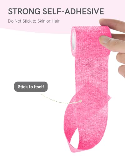Image of FriCARE Self Adhesive Bandage Wrap, Medical Tape in First Aid Kit