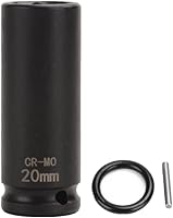 Vista 9 de FLZOSPER Toma de impacto de 6 puntos de 1/2 pulgada x 0.394 in de profundidad, 42 CR-MO