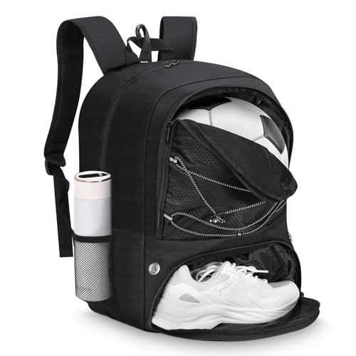 MoKo Soccer Bag Rucksack, Basketball-Rucksack für Männer & Frauen mit...
