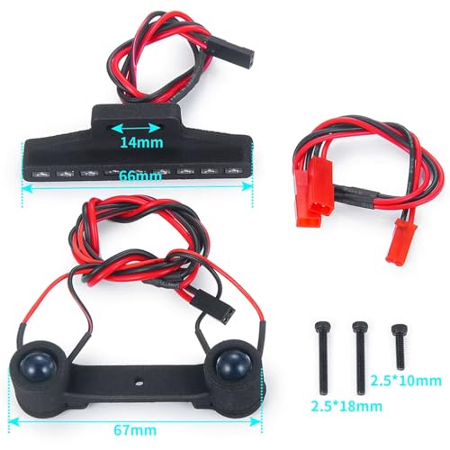 Luces para Mini E-REVO 71076-3 para pilotar de noche en circuitos 2