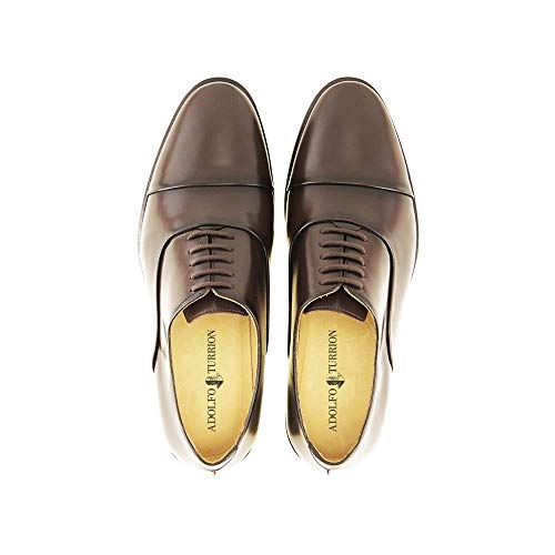 Sapato Oxford Feminino Couro Bico Redondo Confort Dia a Dia Café 36