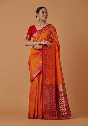 Monjolika Fashion banarasi silk saree in soft silk – image 2