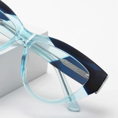 Lunettes œil de chat femme acétate TR90 légères sans pression nez - 6
