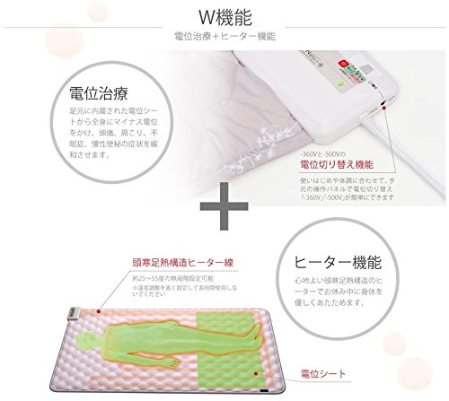 Amazon | イオネスプラス 家庭用電位治療器 (セミダブル) | アテックス  