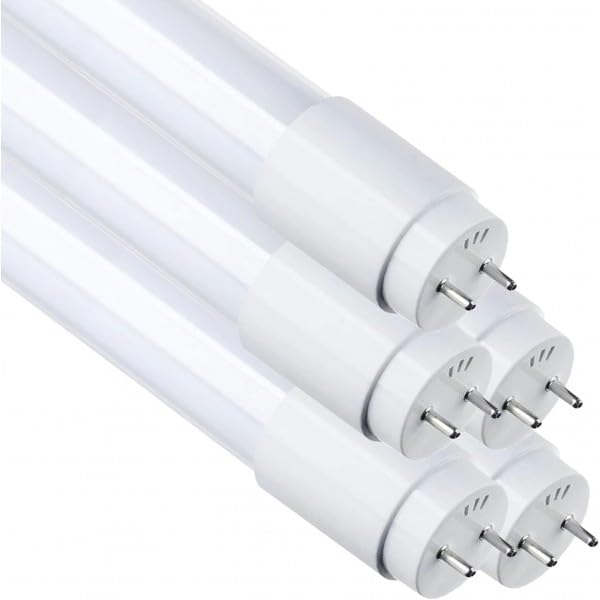 Bilake Pack 5 Tubos LED T8 1200 mm 18W Cristal Conexión Lateral