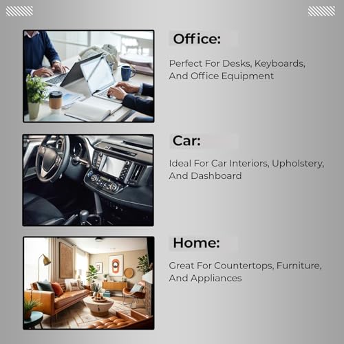Image of Premium Soft Bristle Dust Cleaning Brush for Car Dashboard, Keyboard, Electronics, Home & Office Cleaning (Black 2 PCS)