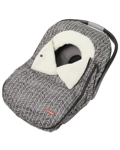Image of Skip Hop Winter Car Seat Cover, Stroll & Go, Grey Feather