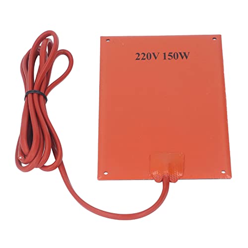 Plaque Chauffante de Déshumidification 150W Coussin Chauffant en Caoutchouc de Silicone Chauffe-moteur de Voiture Chauffe-réservoir de Carter D'huile