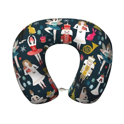 Almohada cervical de poliéster para viaje cómoda miniatura 1