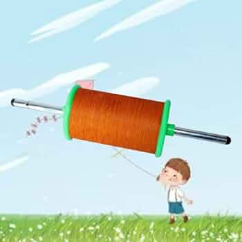 Prime Kites Flying Thread Patang Spool Charkhari with Handle for Kids and Adults Pack of 1 (Random Color)