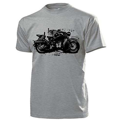 T-Shirt Moto R75 Oldtimer Copytec 15352 Tropiques Boxer Moteur Gris