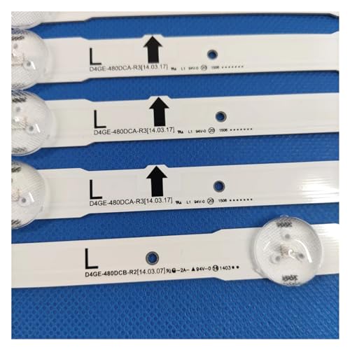 Tira de luces LED con brillo uniforme para renovar tu televisor de 48'' 5