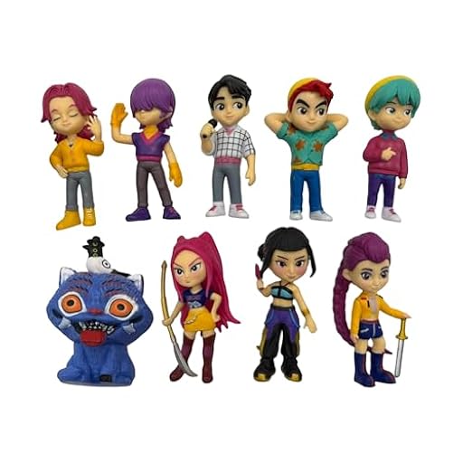 Huntrix K-Pop Figurine, Figura de Anime, Mini Juguetes de Decoración, Figura de PVC, Modelo de Personaje de Dibujos Animados, Estatua de Mercancía de Anime para Regalo Original a Niños y Fans (9 PCS) | Ya disponible en tu tienda friki favorita! En mundofriki.es!
