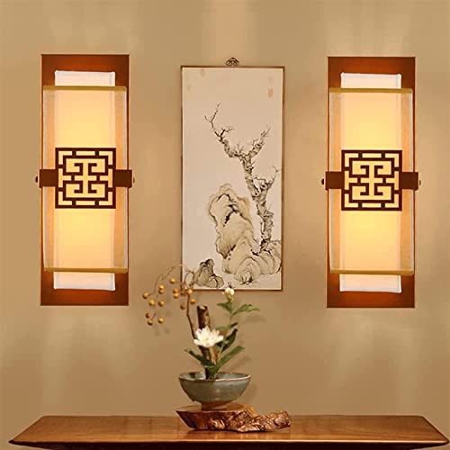Lámpara de pared antigua rústica con aplique LED decorativo interior 4