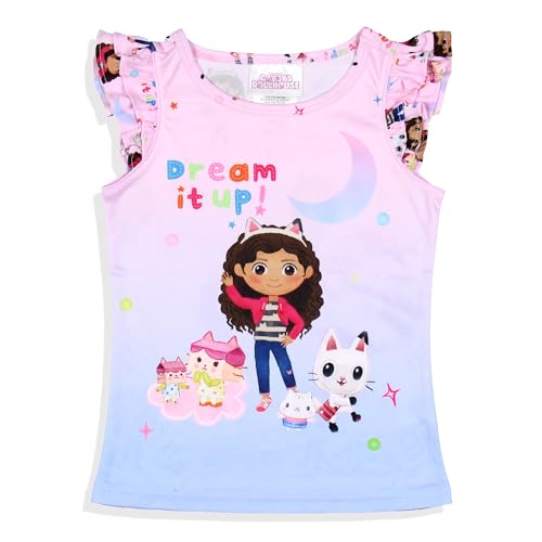 INTIMO Gabby's Dollhouse Toddler Girls' Dream It Up Sleep Pajama Sleep Set Shorts3