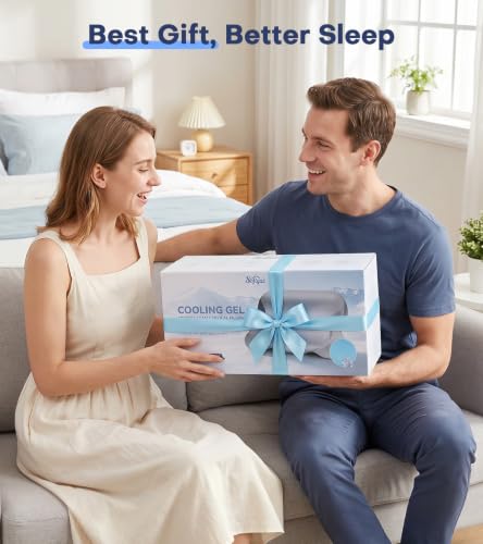 2026 Cooling Gel Memory Foam Pillow, Cervical Neck Pillow for Pain Relief - image 9