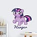 Adesivi Murali My Little Pony Nomi Personalizzati Per Bambini Decalcomanie In Vinile Personalizzate Per Decorare Stanze E Altro