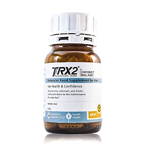 TRX2 Suplemento para el Crecimiento del Cabello – Cabello Saludable – Resultados de Engrosamiento Clínicamente Probados, Cabello Frondoso – Detiene la Caída del Cabello para Hombres y Mujeres...