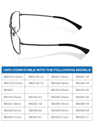 Image of 4 Pairs Replacement Nosepieces Nose Pads for Ray-Ban Aviator RB3025 RB3026 RB3044 RB3261 RB3483 Clubmaster RB3016 Sunglass