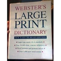 Webster's Large Print Dictionary (New Easy to Read Edition) B000AQIJN4 Book Cover