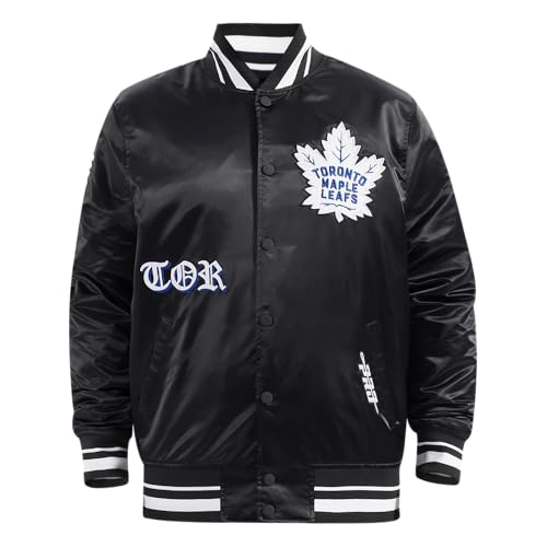 Image of Pro Standard Mens NHL Old English Satin Jacket
