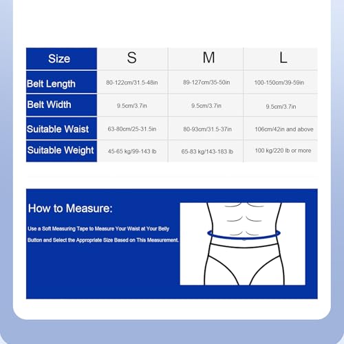 Faja para Hernia Umbilical con 2 Almohadillas de Compresión, Soporte Abdominal, Talla S miniatura 7