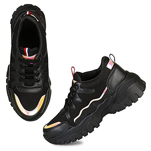 See full amazon price history chart for HimQuen Walking Sport Shoe for Women Sneaker for Women Shoe for Women/Girls Black HimQuen Walking Sport Shoe for Women Sneaker for Women Shoe for Women/Girls Black (B09HN3JVB6) Amazon Price History, Amazon Price Tracker