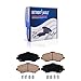 Detroit Axle - Brake Kit for 2007-2017 Jeep Wrangler Drilled and Slotted Brakes Rotors Ceramic Brake Pads Replacement : 11.89'' inch Front and 12.44