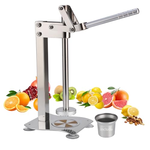 Professional Lemon Smasher Citrus Juicer - Heavy Duty Stainless Steel Manual Press Squeezer for Lime