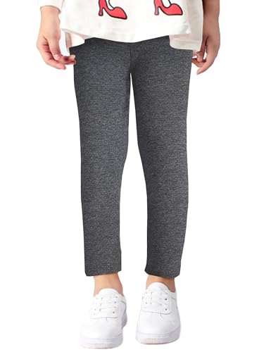 Leggings polaire fille pantalon thermique coton isolation hiver anti-froid