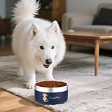 EinzigGeschenk Hundenapf Personalisiert, Personalisierte Metall Katzen- und Futternapf Hund & Wassernäpfe Mit Gravur Namen für Haustiere Geschenke, 10 Farben, 5 Größen (740 ML)