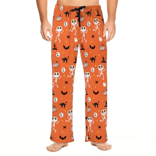 Mens Pajama Pants Soft Cotton Men's Pajama Bottoms with Pockets Lightweight Sleep Lounge Pants for Men