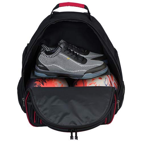 Kr Strikeforce Royal Flush Deuce Two Ball Bowling Backpack Black/Red #TOP2