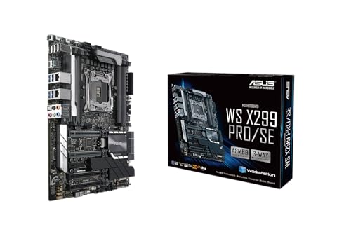 ASUS WS X299 PRO/SE 2066 Intel X299 DDR4 S-ATA 600 ATX Workstation Socket - Black