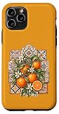 Carcasa para iPhone 11 Pro Valencia Naranjas Azulejos Andaluces Mediterráneo Costa