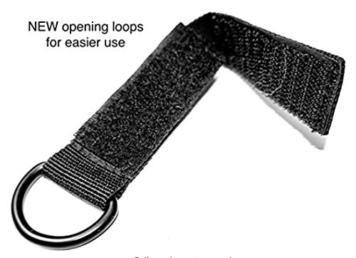 Tool Belt Suspenders- Heavy Duty Work Suspenders for Men, Adjustable, Comfortable and Padded -Includes- Tool Belt Loops and Strong Trigger Snap Clips by ToolsGold (Black, Red) - Thumbnail 7