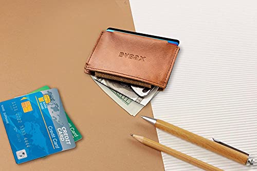 Image of Minimalist Slim Wallet Credit Card Holders - Elastic Small Front Pocket Wallet For Men Women