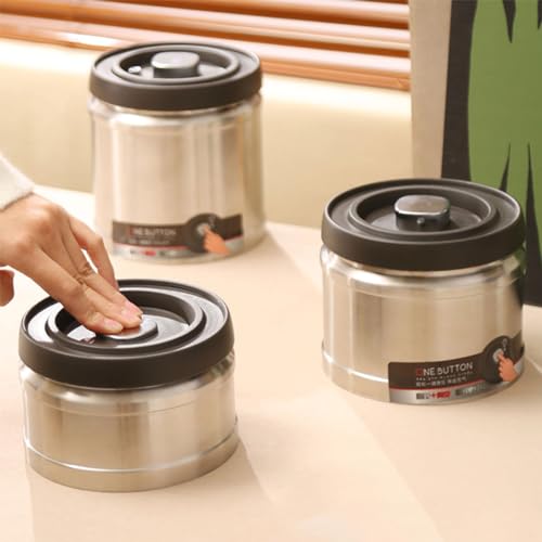 Contenedor Hermético para Café Acero Inoxidable Beige miniatura 5