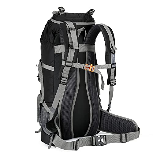 Loowoko-Hiking-Backpack-50L-Travel-Camping-Backpack-with-Rain-Cover-No-Internal-Frame