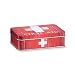 Produktbild Zeller 19231 Medizin-Box "First Aid", Metall, rot, ca. 14 x 10,1 x 4,2 cm