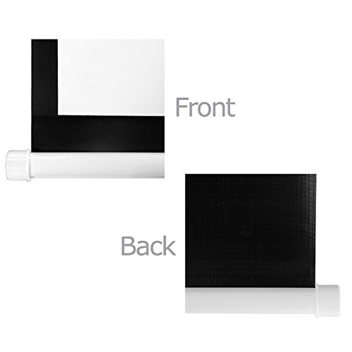 Image of Technolite Home Theatre Motorised Projector Screen, 120 Inches Diagonal, 4:3 Ratio 8 Ft x 6 Ft Supports 1080P-UHD-3D-4K Technology with Cordless Remote(White)